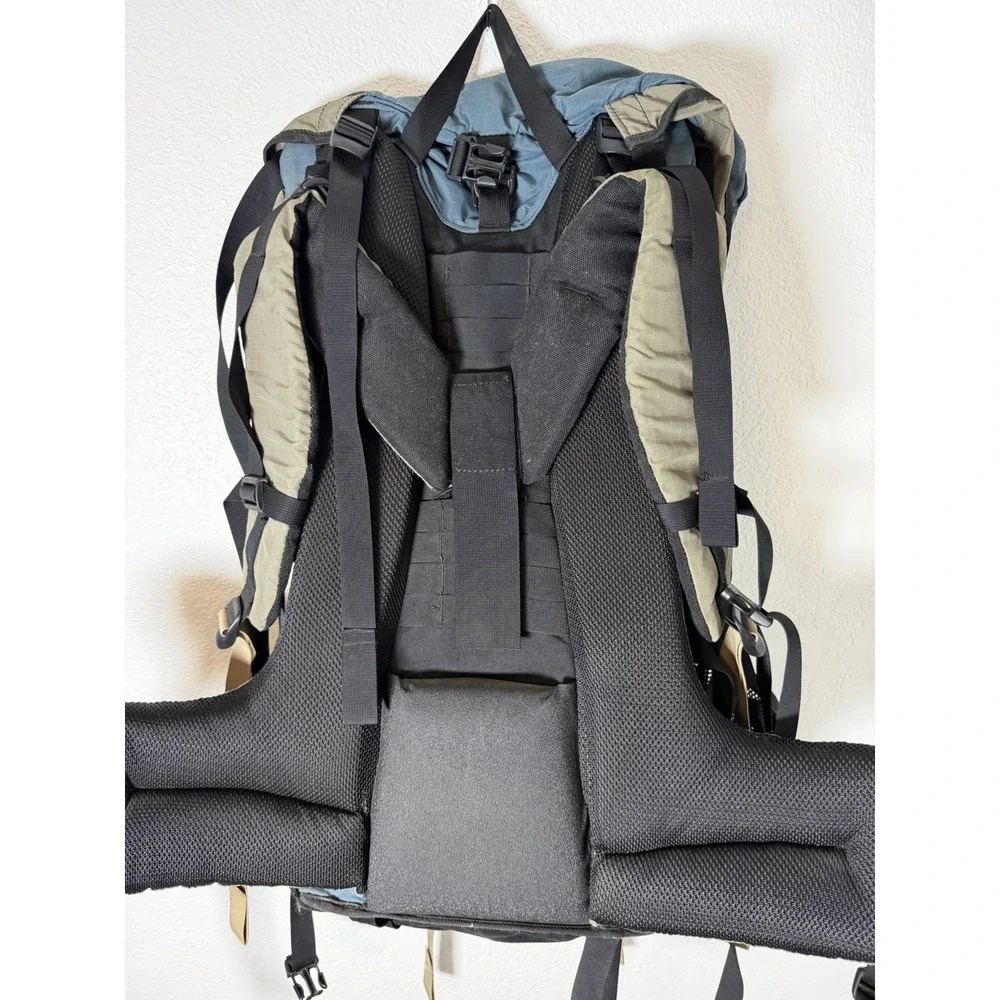 Vintage REI Traverse Valhalla Internal Frame Hiking Backpack Blue Green Large